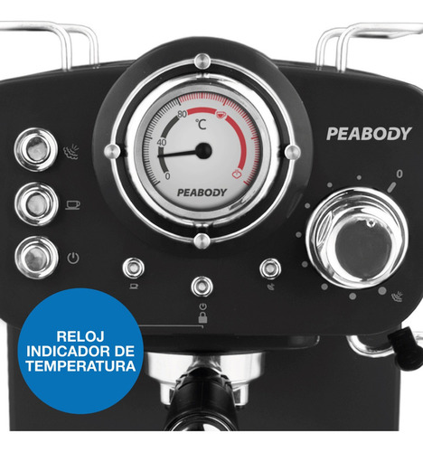 Cafetera Expresso Peabody Pe-ce5003n-n 1,25 Litros 20 Bar 1100w Color Negro