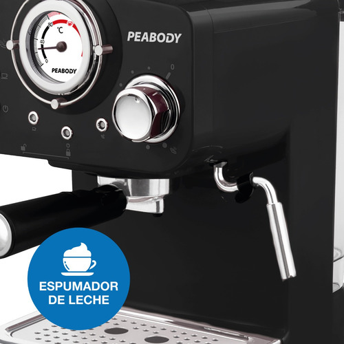 Cafetera Expresso Peabody Pe-ce5003n-n 1,25 Litros 20 Bar 1100w Color Negro