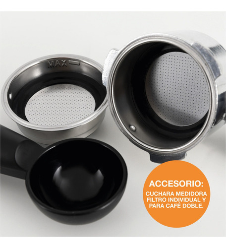 Cafetera Expresso Peabody Pe-ce5003n-n 1,25 Litros 20 Bar 1100w Color Negro