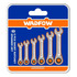 Set 6 Llaves Combinadas Cortas Con Crique Wadfow Wsp6406 Color Gris